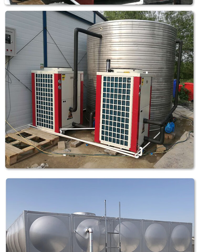 定制304不锈钢水塔水罐家用保温储水箱圆形长方形消防水箱蓄水罐麦桑