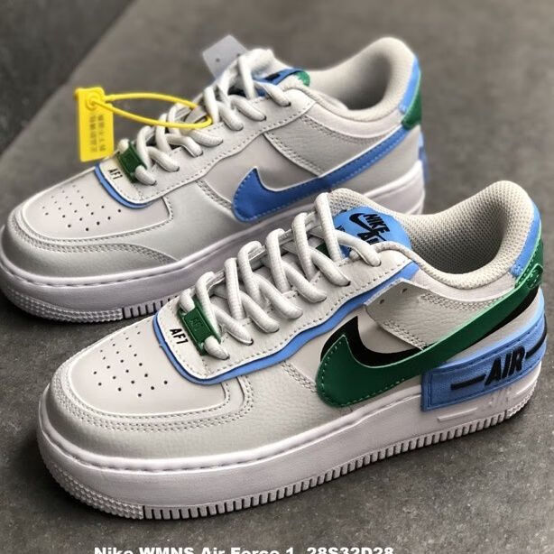 【官方旗舰】aj女鞋白马卡龙联名樱花粉限量款1白粉洛克小众 马卡龙绿