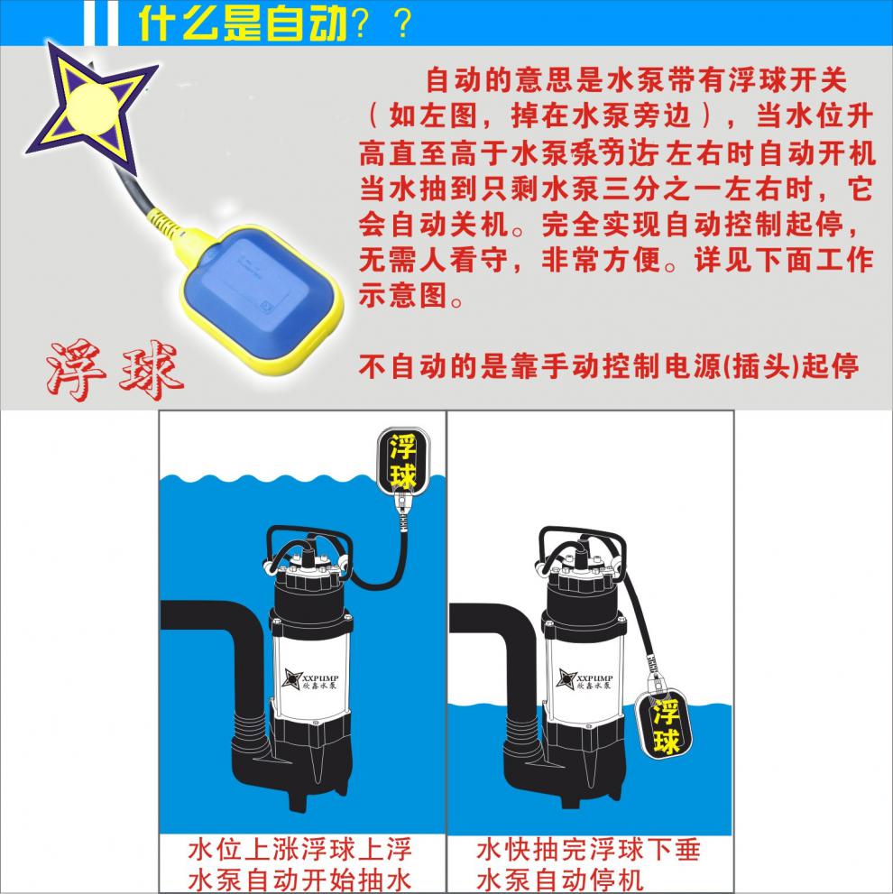 水泵鱼池水泵循环过滤泵大流量喷泉鱼缸鱼池抽潜水泵 400w/48吨流量