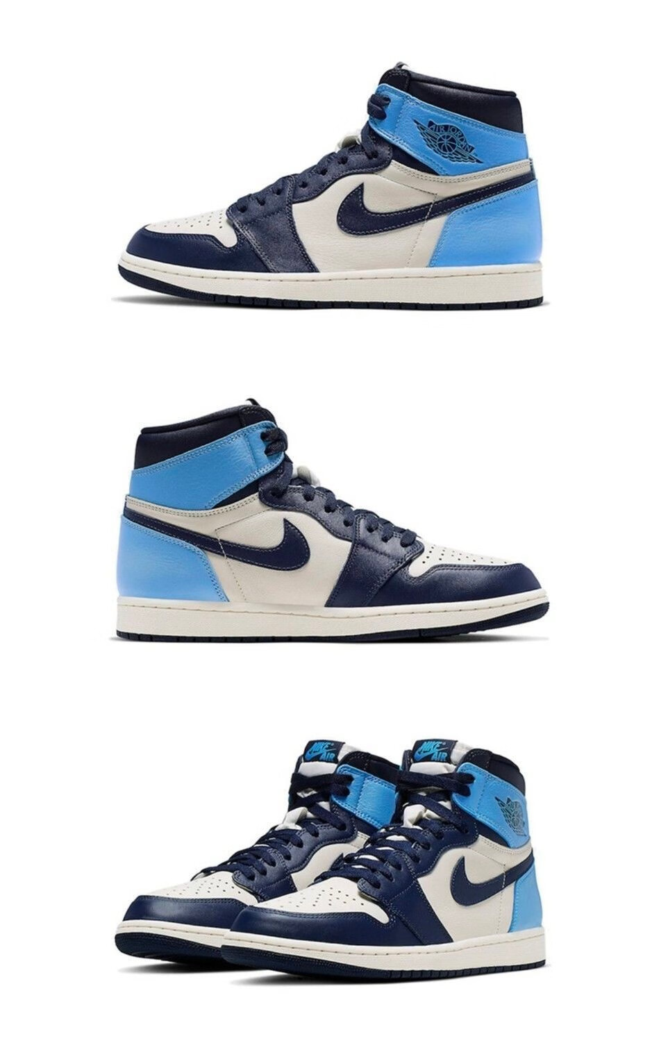 【官方旗舰】ni ke耐 aj1高帮纯原aj1篮球鞋秋冬款莆田鞋熊猫潮流鞋aj