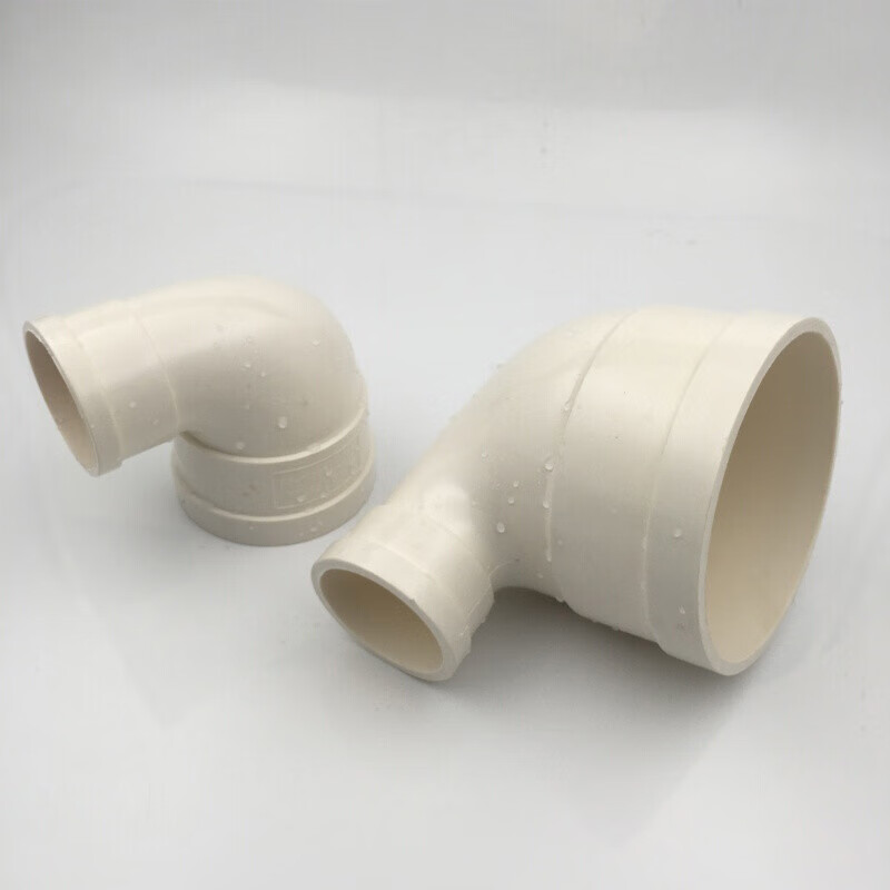 pvcu排水配件异径弯头75501105011075110907550异径弯头