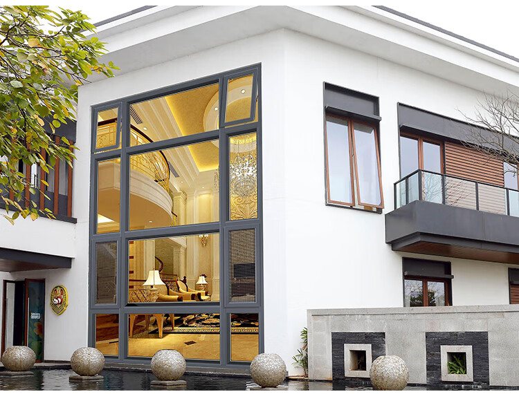 雅瑟北京断桥铝72系统门窗定制封阳台金刚网纱窗铝合金70平开窗隔音