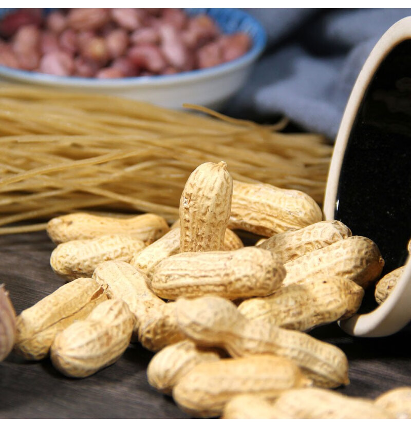 干晒干湿烤香酥带壳原味花生坚果土特产年货3斤龙岩湿烤花生红衣14粒