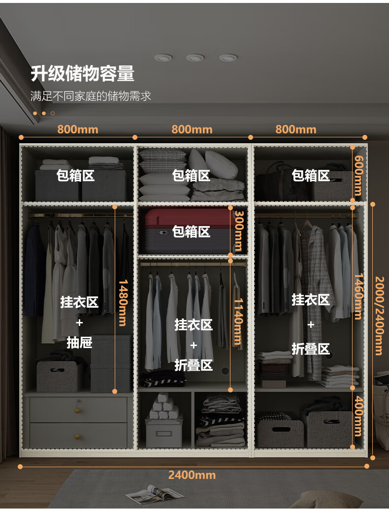 汇尚丰 衣柜加高到顶2.