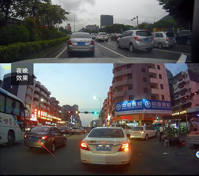 小米mi生态同款360度行车记录仪全景倒车影像夜视专用车载监控摄像头