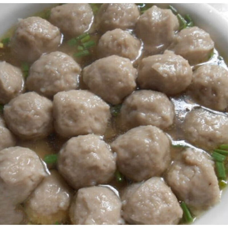 正宗宁都肉丸赣南特产客家猪肉丸手工肉撮石城蒸肉圆新鲜现做小肉丸酸