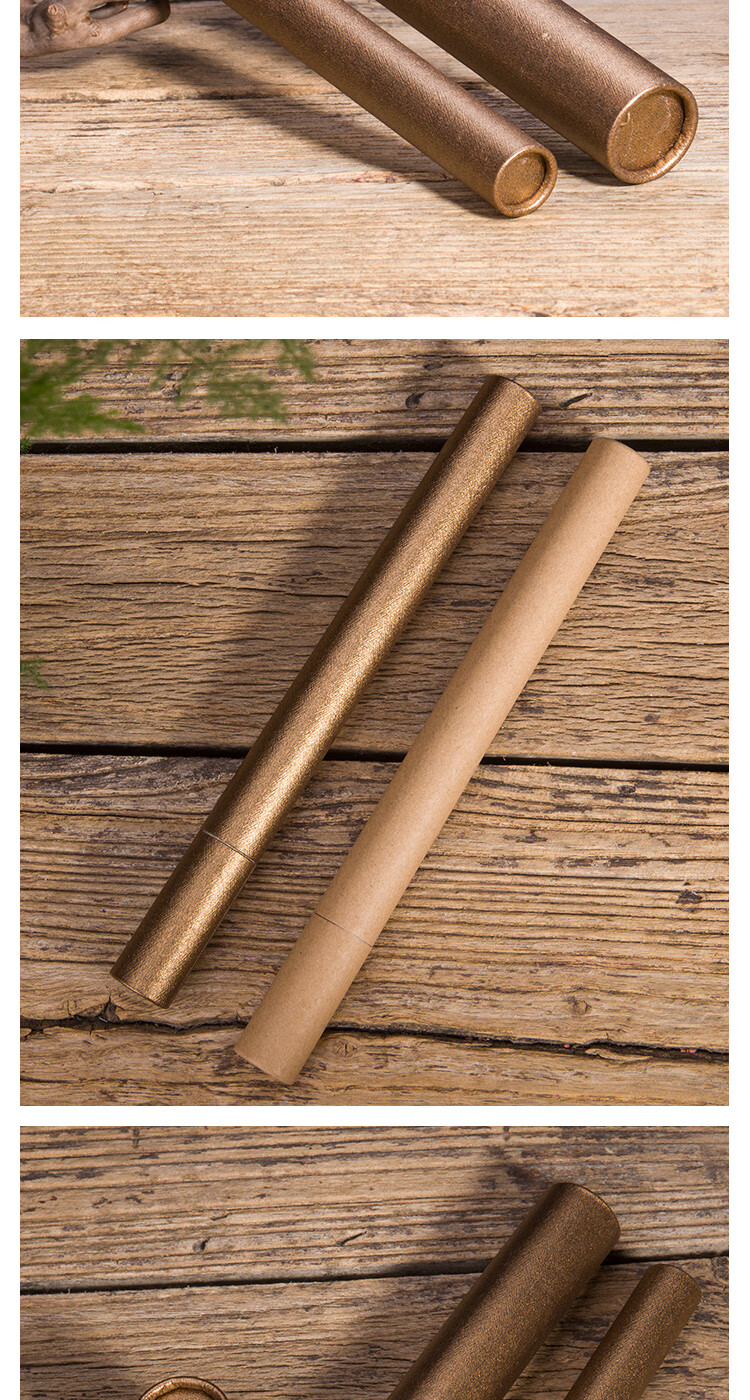 香筒管特长香桶加长纸香筒家用储香盒香管放香装线香架香插牛皮加厚