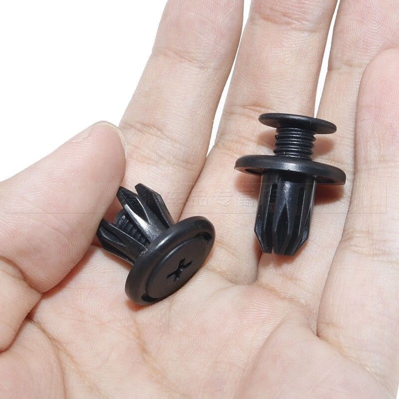 汽车通用车型10mm膨胀螺丝挡泥板卡子叶子板内衬后备箱卡扣穿心钉5个