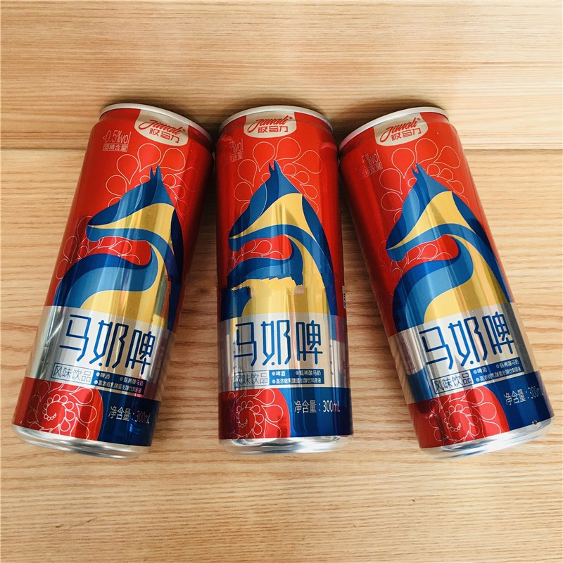 极马力 内蒙古极马力马奶啤酒中蕴马业乳酸菌酸马奶啤饮料 极马力马奶