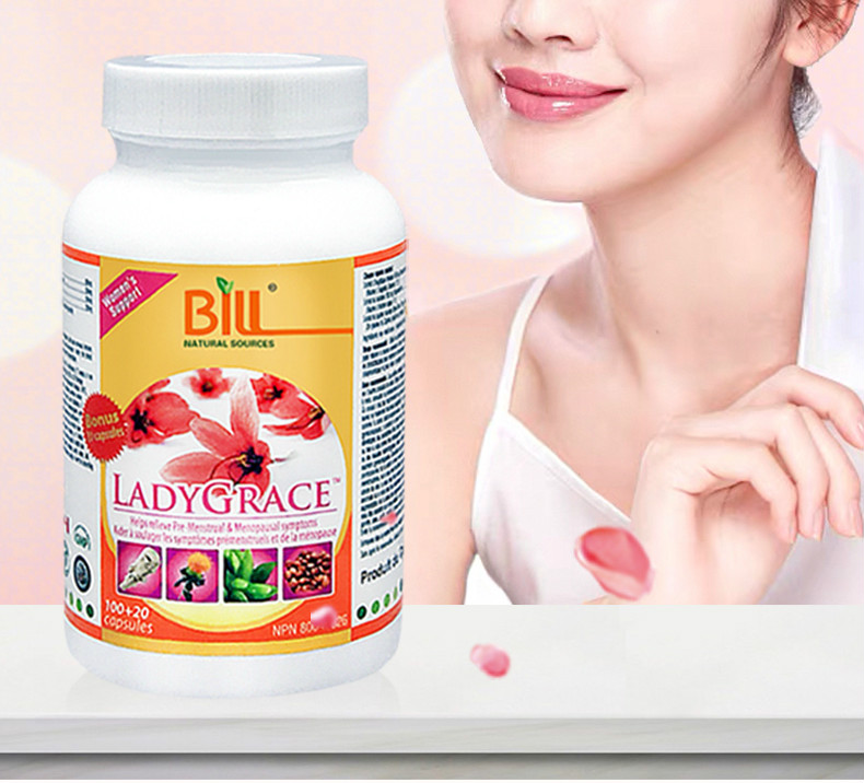 bill丽人归胶囊 加拿大进口大豆异黄酮雌激素更年期保健品关爱女性