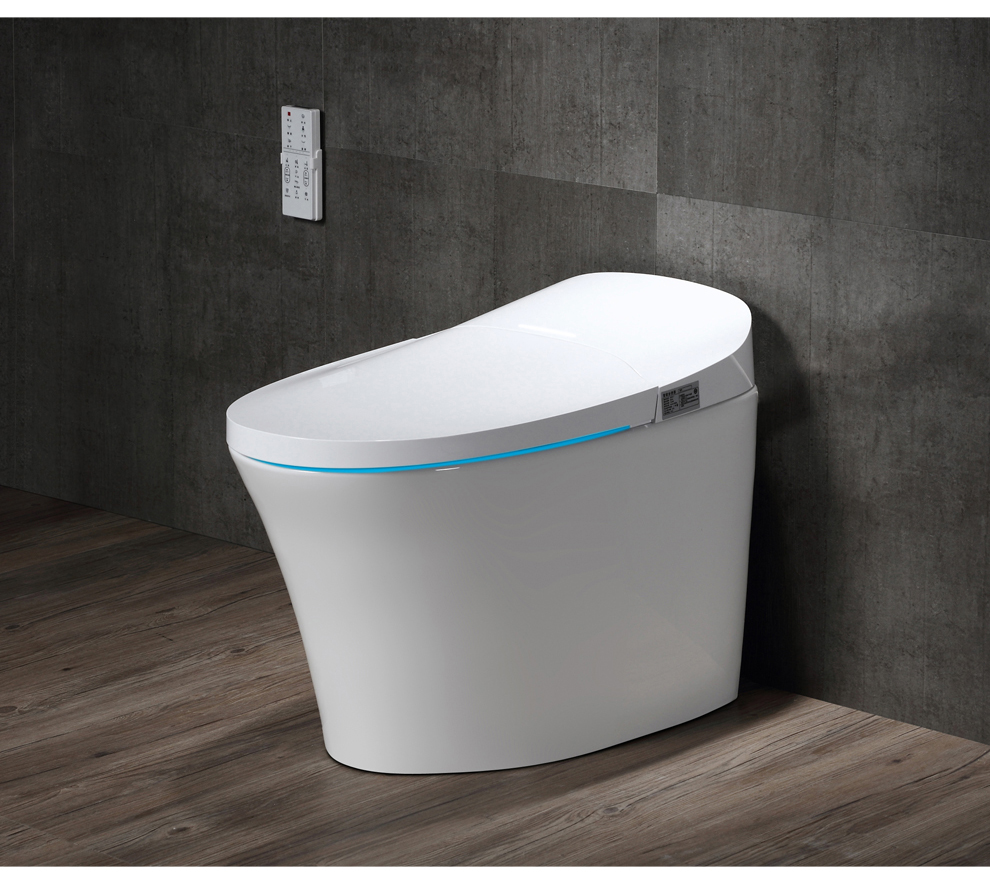 enzototo智能马桶一体式多功能电动坐便器全自动冲水马桶坐便器红色