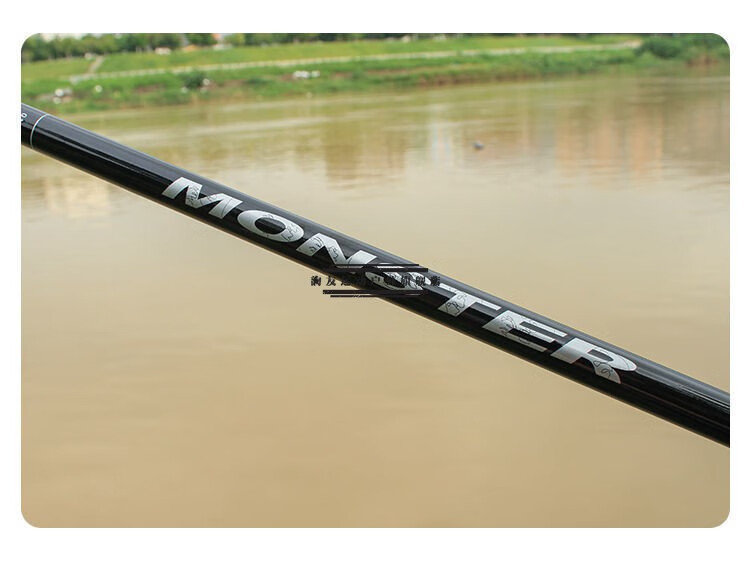 浪尖巨无霸超硬19调台钓竿邓刚鳙鲢大物黑坑手杆达瓦 19调-浪尖巨无霸