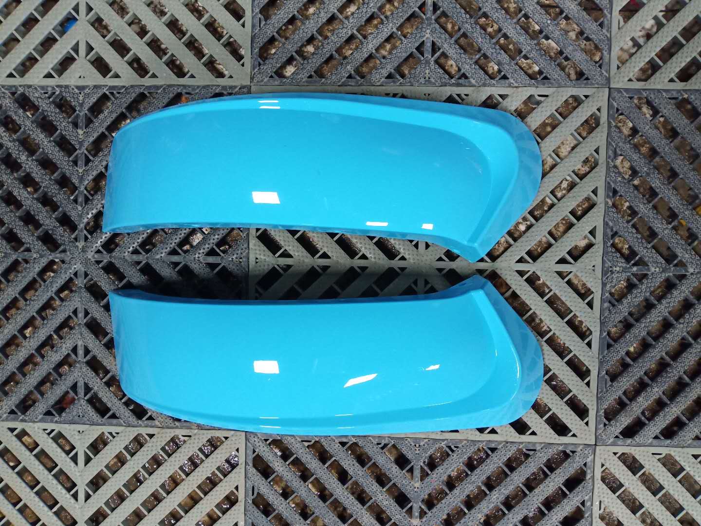 电动三轮车后挡泥板科辰泥瓦休闲代步车配件后盖艾特英骅利白坯一对