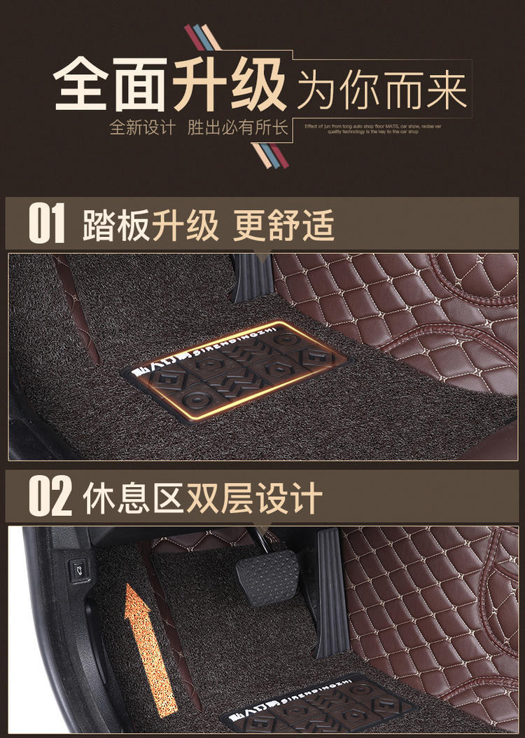 适用于奇骏脚垫2020款东风新奇骏全包围专用环保汽车全包专用脚垫加厚