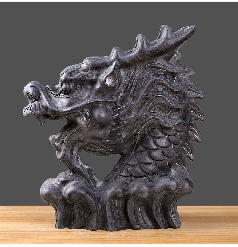 禄协石雕吐水龙头青石户外墙壁庭院园林装饰别墅流水摆件寺庙水池喷水