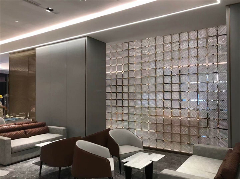 玻璃砖隔断方形挂片系列玻璃砖透明方形实心水晶砖水晶隔断玄关装饰