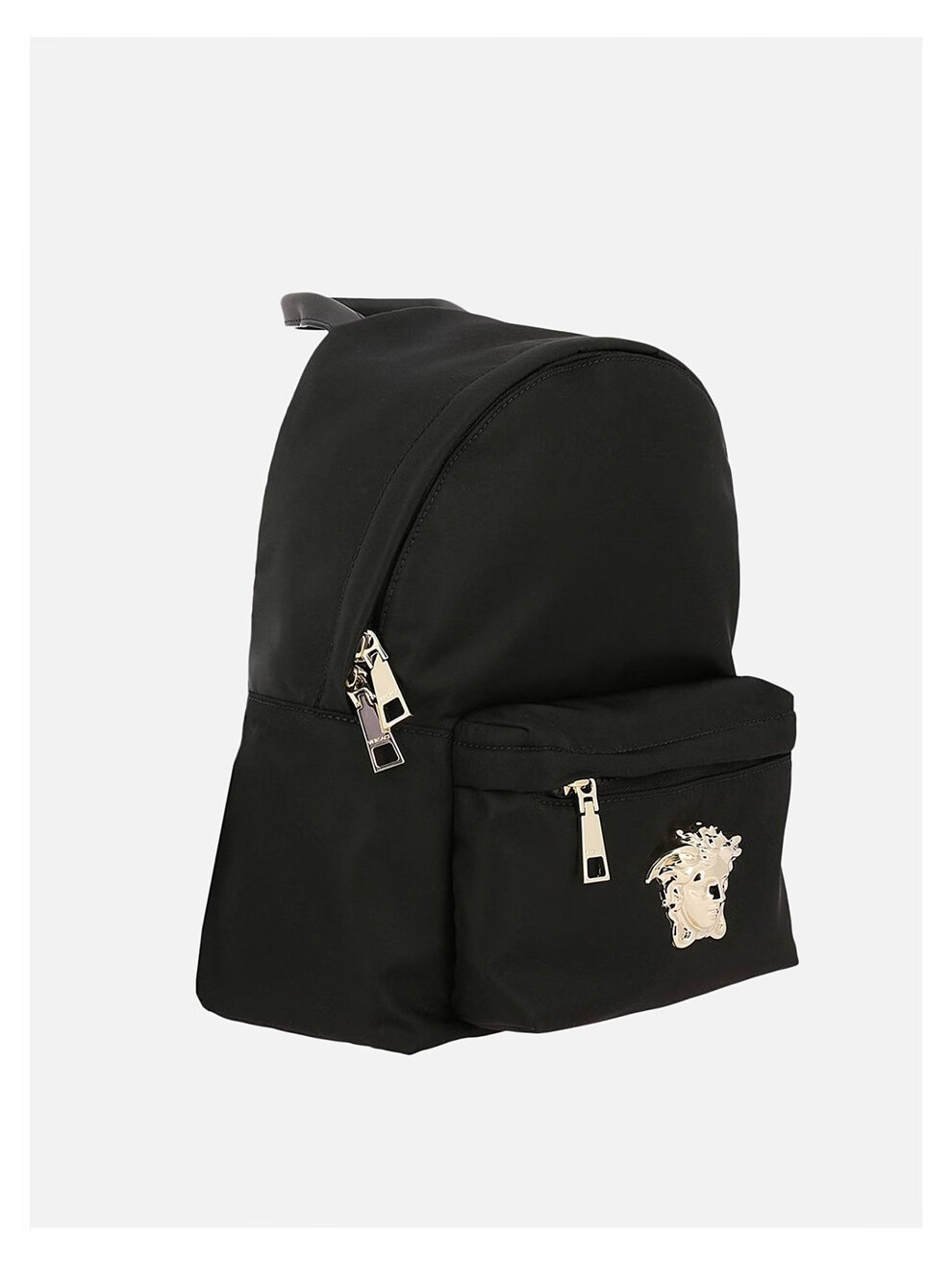 versace范思哲女士尼龙美杜莎头像金色徽标双肩包背包dbff360dnylod41