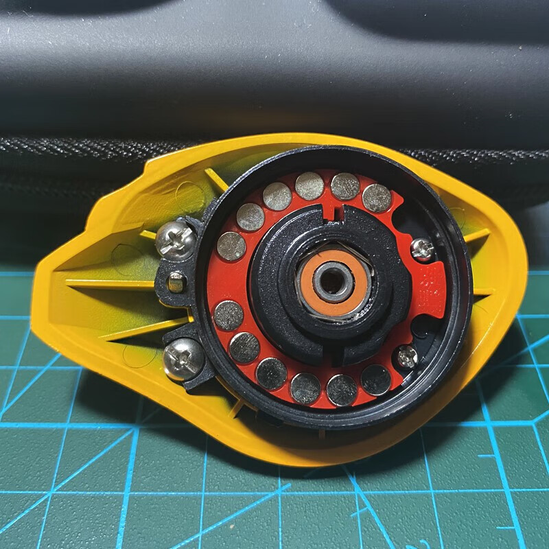 草根路亚改装小黄轮水滴轮配件出线孔口导线规磁力刹车微物杯 全改装
