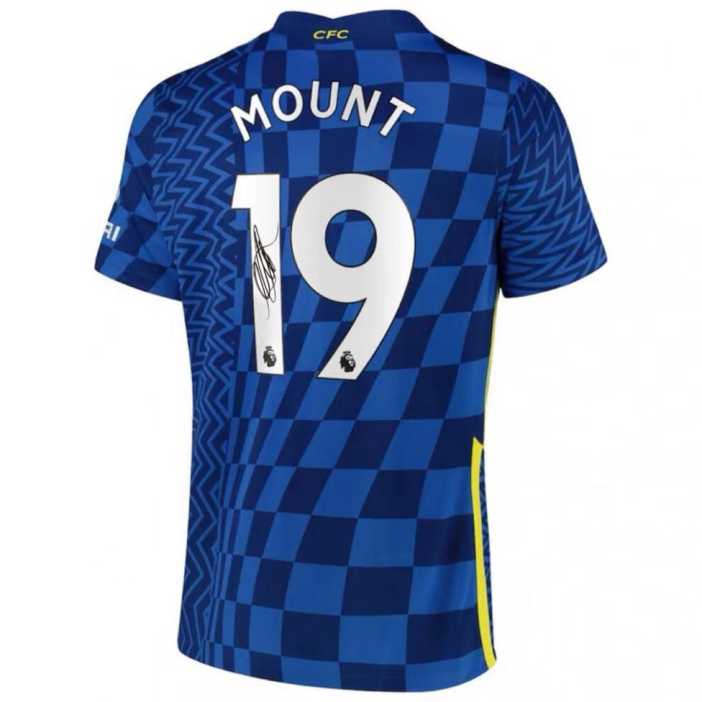 滕讯体育2022切尔西芒特主场球员版球衣21-22欧冠签名版球衣球迷生日