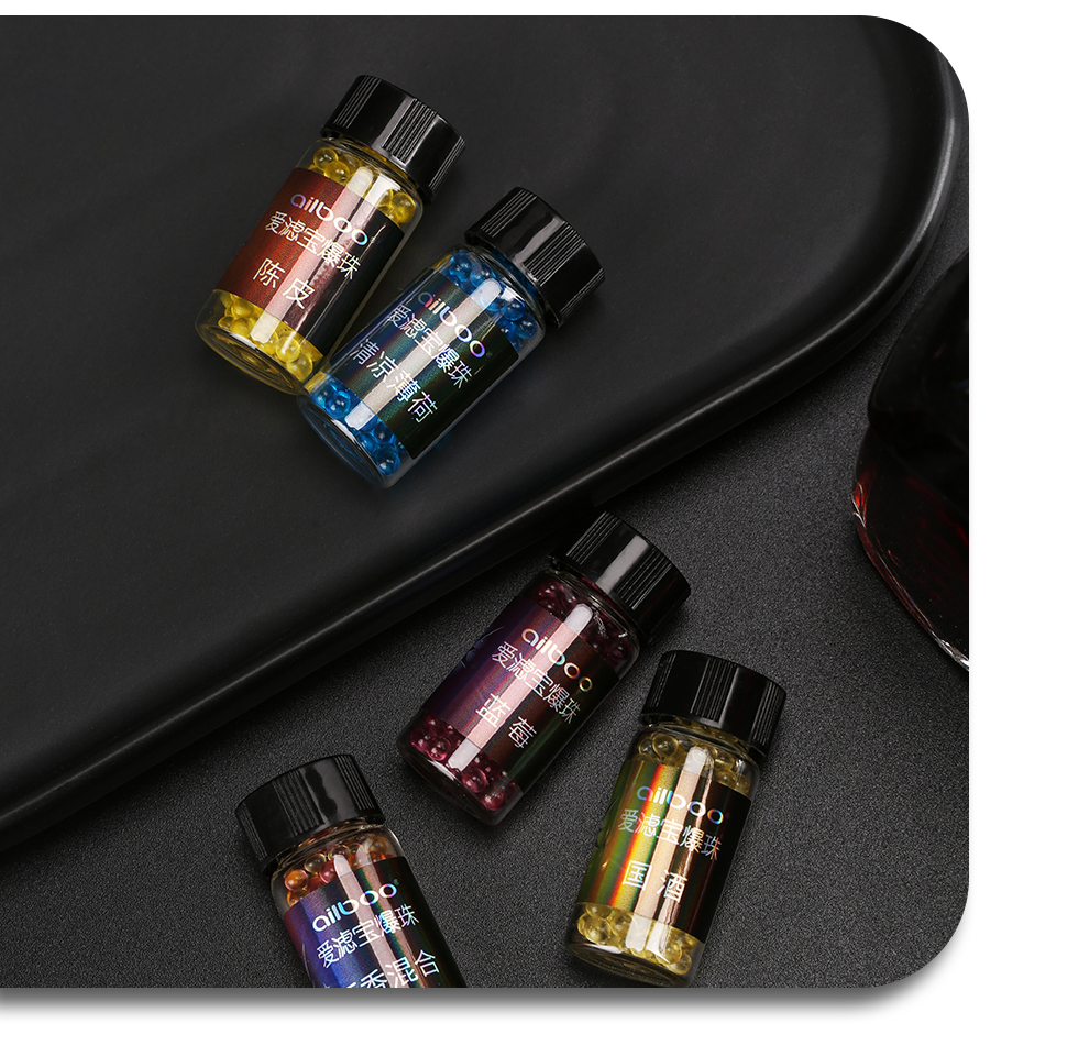 ailboo爱滤宝细支爆珠 细支烟用爆珠器 补充瓶装爆珠匣 爆珠烟薄荷