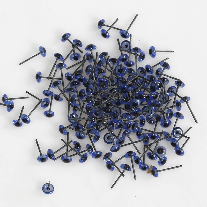 动物标本义眼鸟类玻璃工眼睛鹰竹鸡野鸡仿真眼睛雕刻玻璃眼亿喔黑色6