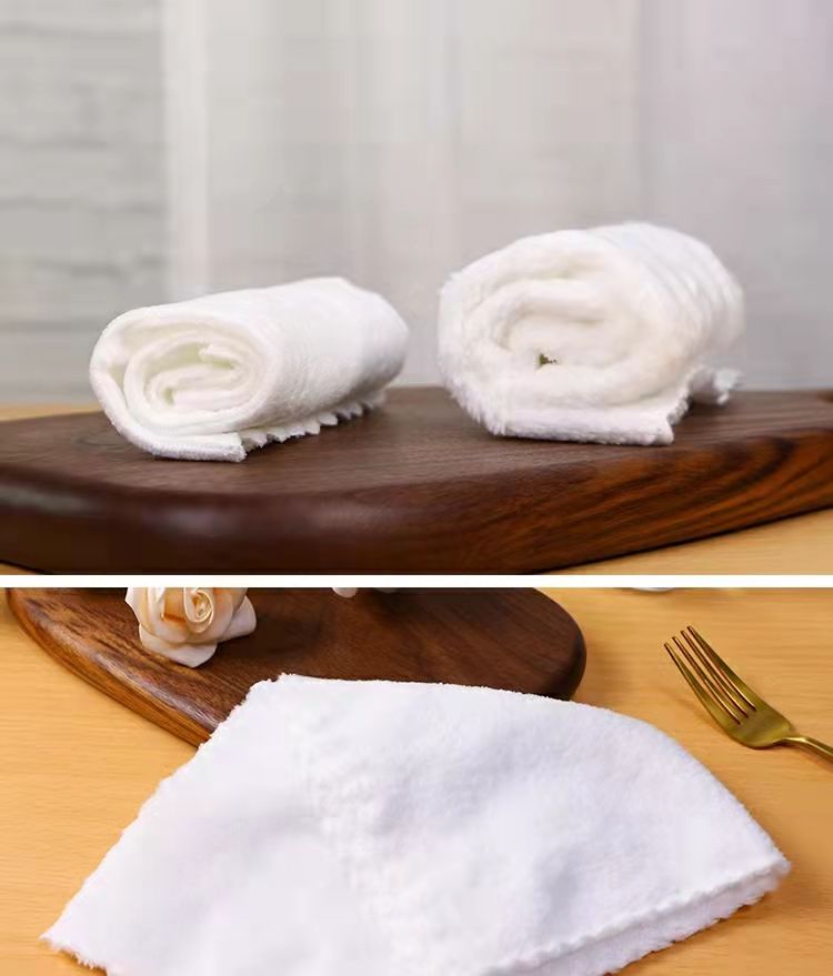 一次性湿毛巾加厚酒店毛巾可定制logo餐饮会议湿巾通用现货100条经典