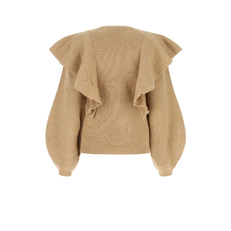 欧洲直采 chloe/克洛伊 女装女性毛针织衫chc22wmp09500 223 浅棕色