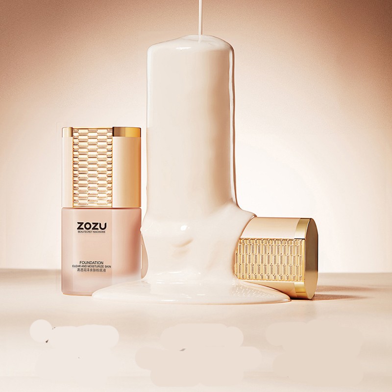 【买2送 1】zozu清透润泽亲肤粉底液30m每瓶 wyl 象牙白【图片 价格