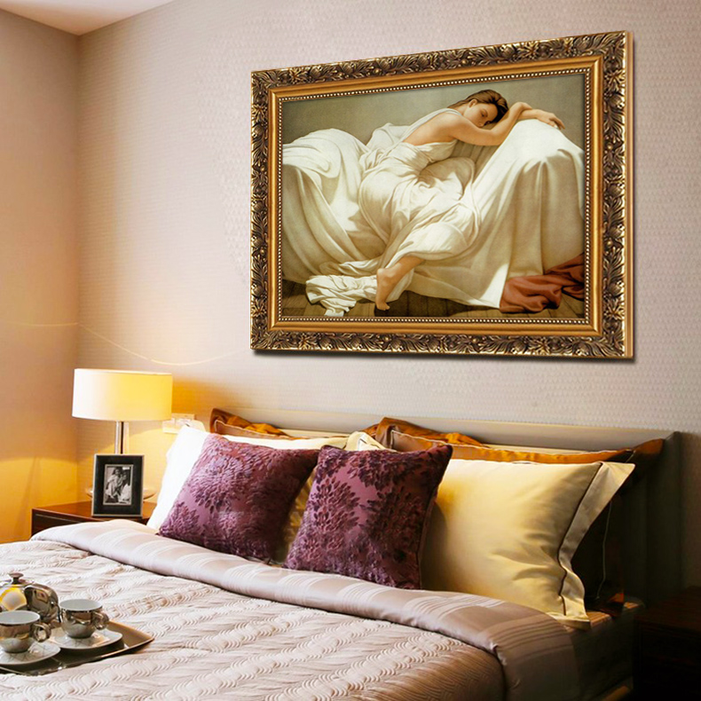 65656565卧室装饰画人体油画酒店包房壁画ktv墙画艺术裸体画