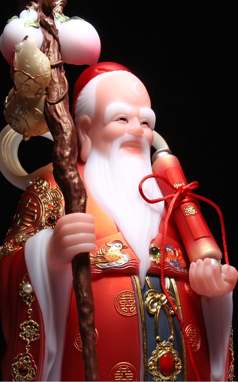 圣丰造像月老神像道家媒神月下老人月老星君家居供奉摆件 16寸【图片