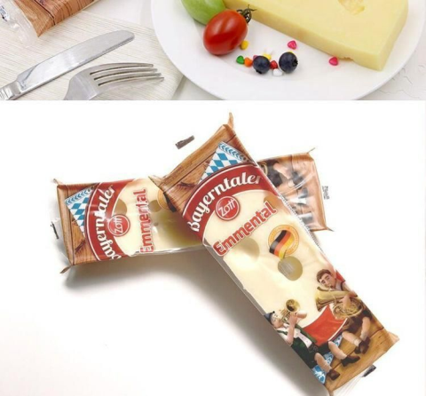 卓德埃曼塔尔200g160g奶酪奶酪芝士原制儿童大孔奶酪片emmental小包装
