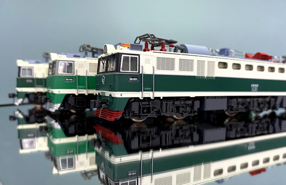 2022新款6k火车模型[现货] 长鸣火车模型 n比例 6k 经典电力机车 顺丰