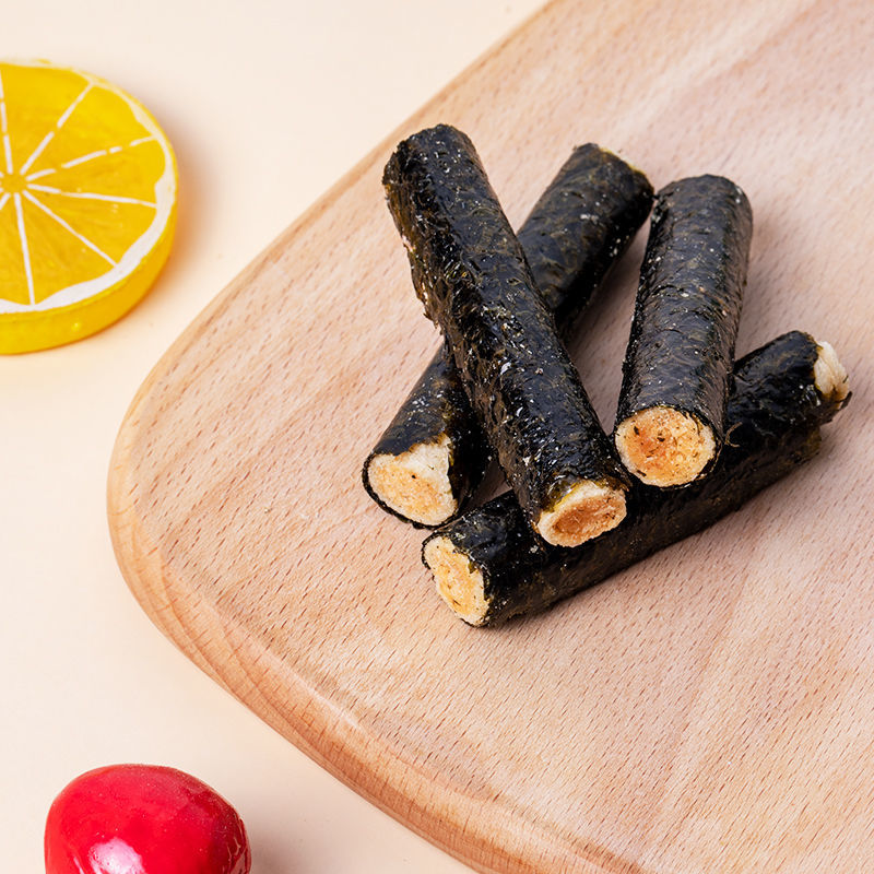 薛记炒货海苔肉松卷100g罐儿童孕妇零食夹心脆蛋糕网红糕点罐装海苔卷