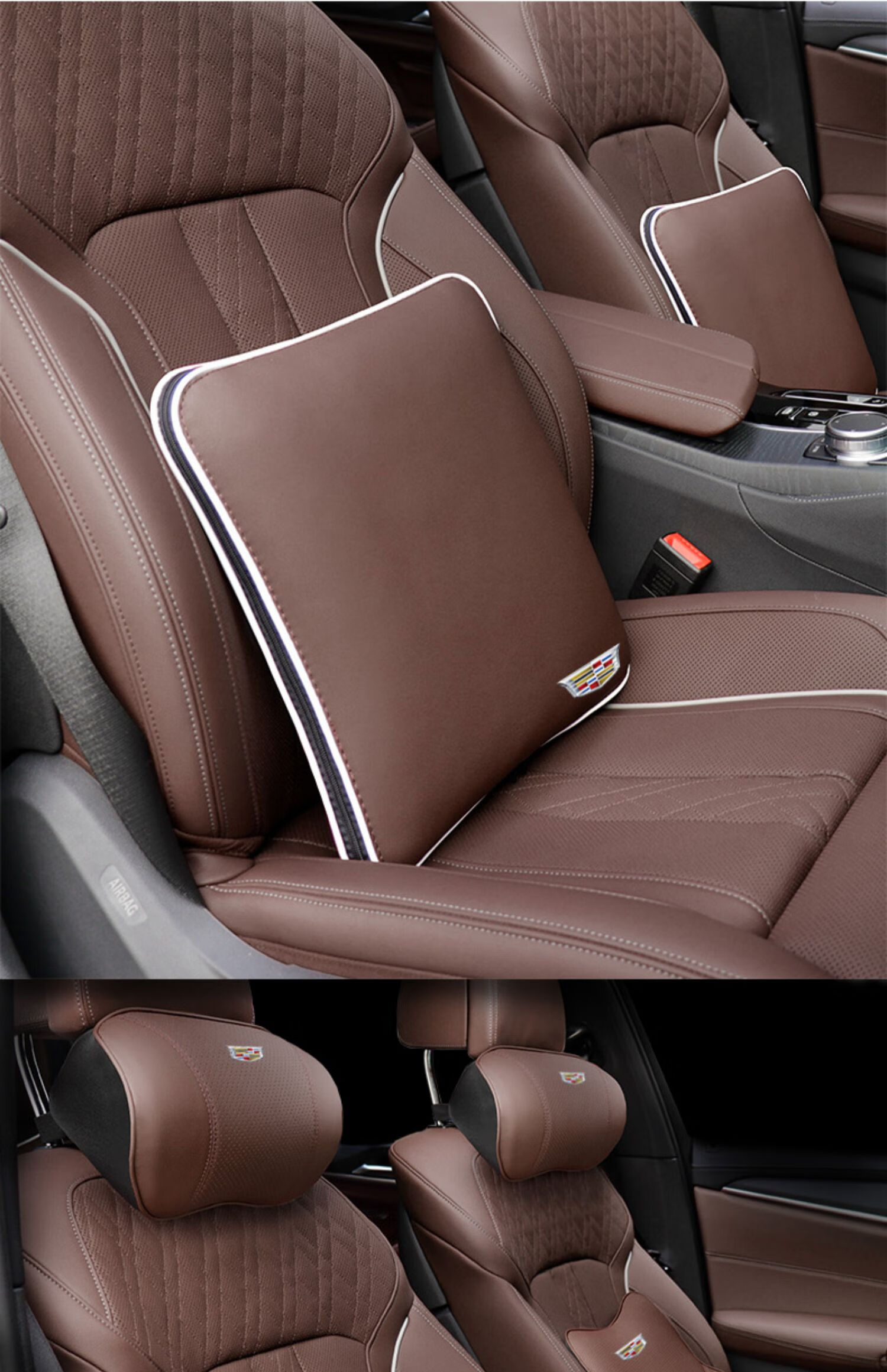 希郎博汽车靠枕适用于凯迪拉克ct4ct5头枕ct6腰垫xt456靠枕ats车载护