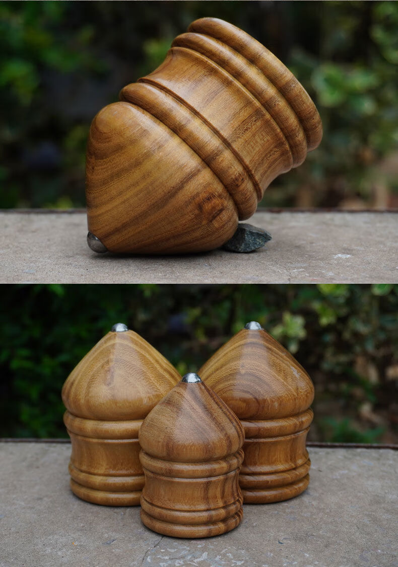 木陀螺健身儿童中老年大号木头冰嘎木质打抽鞭子玩具实木老式健身器械