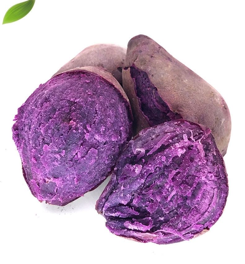 小紫薯新鲜现挖甜糯迷你紫心薯地瓜红薯 精选5斤小果()【图片 价格