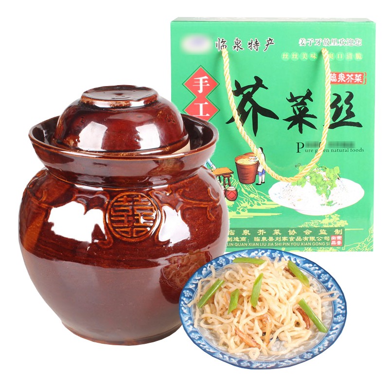 安徽阜阳特产 临泉芥菜丝手工辣疙瘩菜大头菜花生小鱼干味爽口下饭小