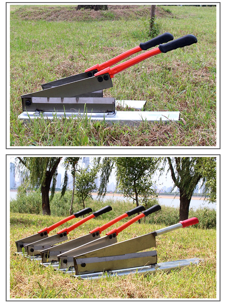 铡刀厨房小型切骨机切草鸡鸭排骨闸刀手动锰钢扎刀中材商用锰钢加厚