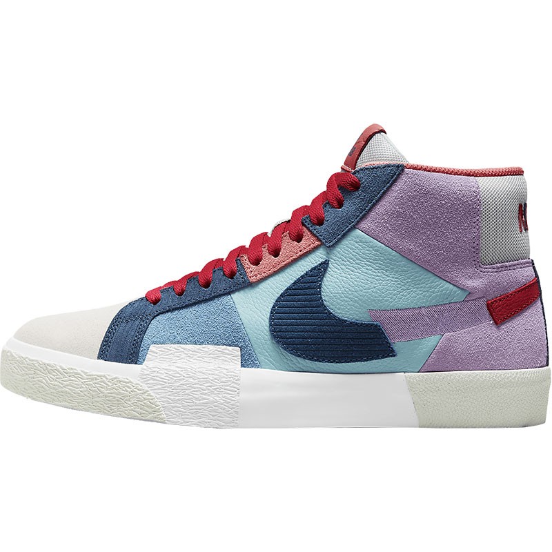 耐克nikesbzoomblazermid蓝紫拼接断钩黑灰断钩马赛克黄绿拼接男女