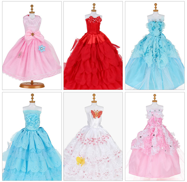 迪士尼特价特价换装浅仔芭比娃娃娃娃裙子套装衣服服饰女孩儿童过家家