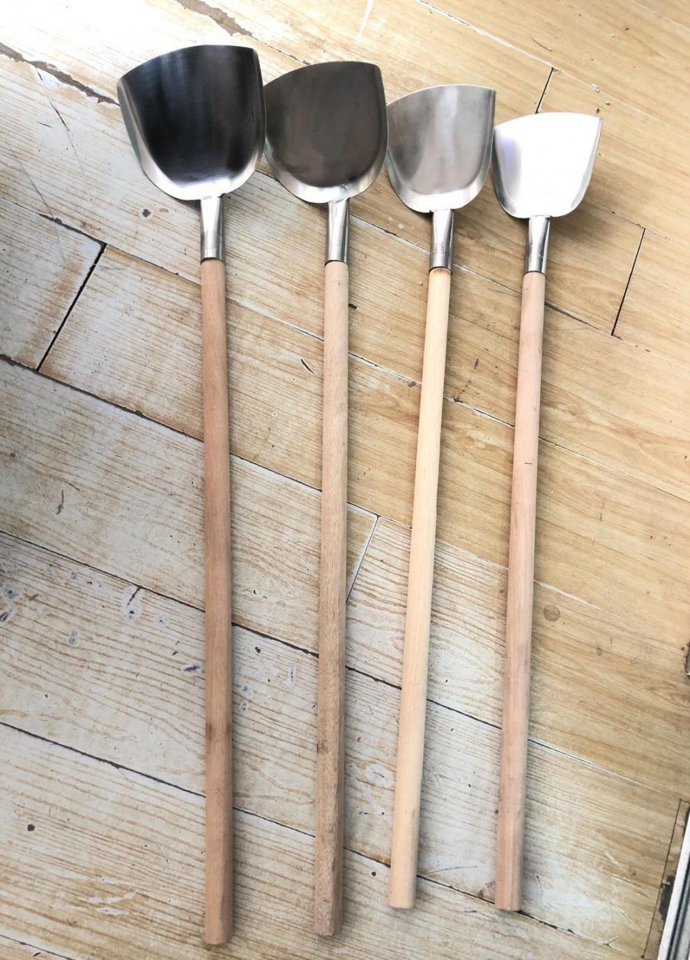 酒店厨房大锅大方铲特厚不锈钢厨具炒菜大铲子钢铲食堂铲小号无磁精品