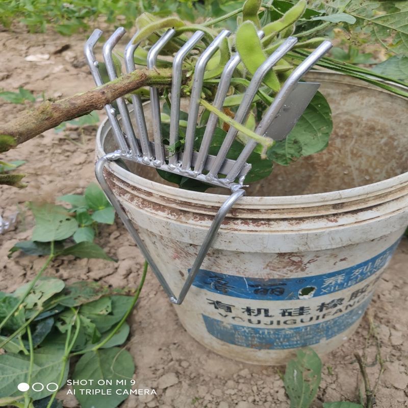 毛豆采摘器毛豆神器剥毛豆机扒毛豆爪子家用小型豆乐奇 7mm粗9齿