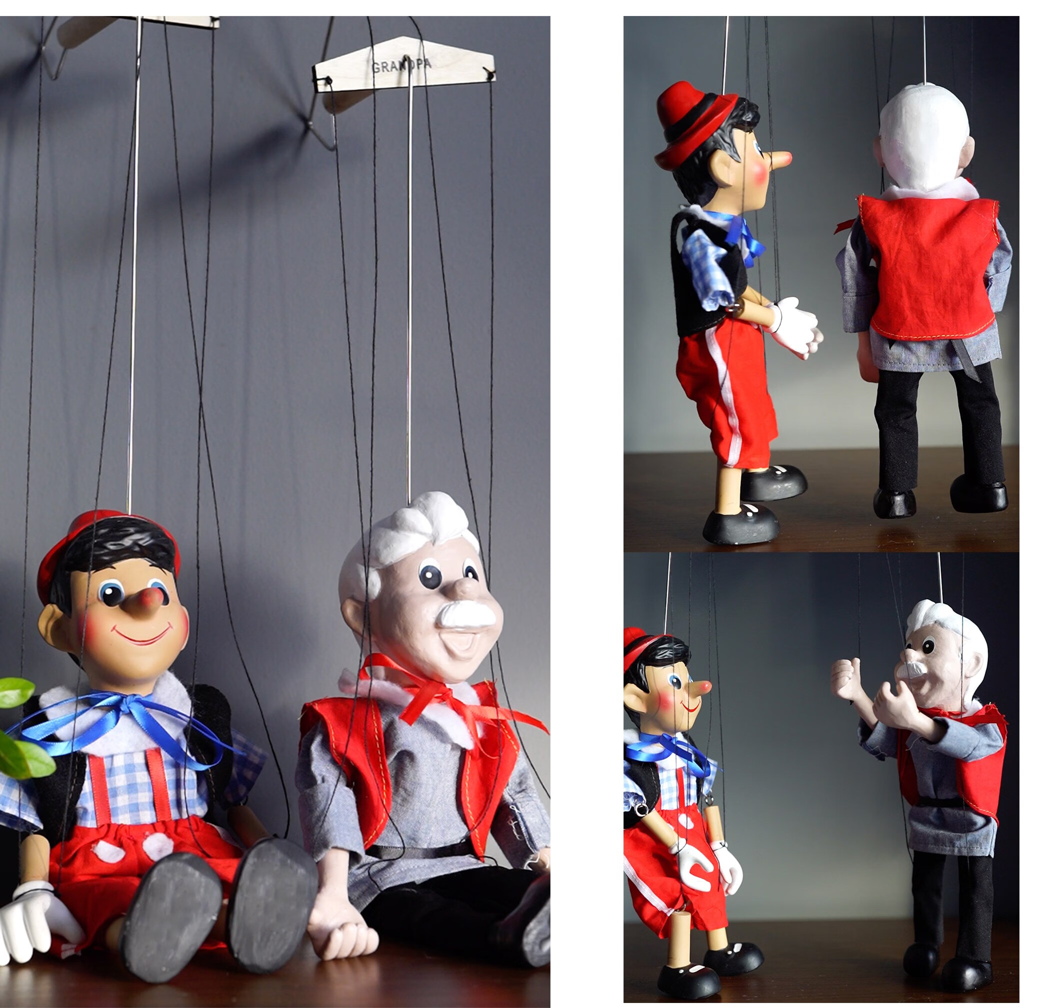 匹诺曹提线木偶玩偶幼儿园玩具人偶礼物定制教具木偶戏剧表演道具