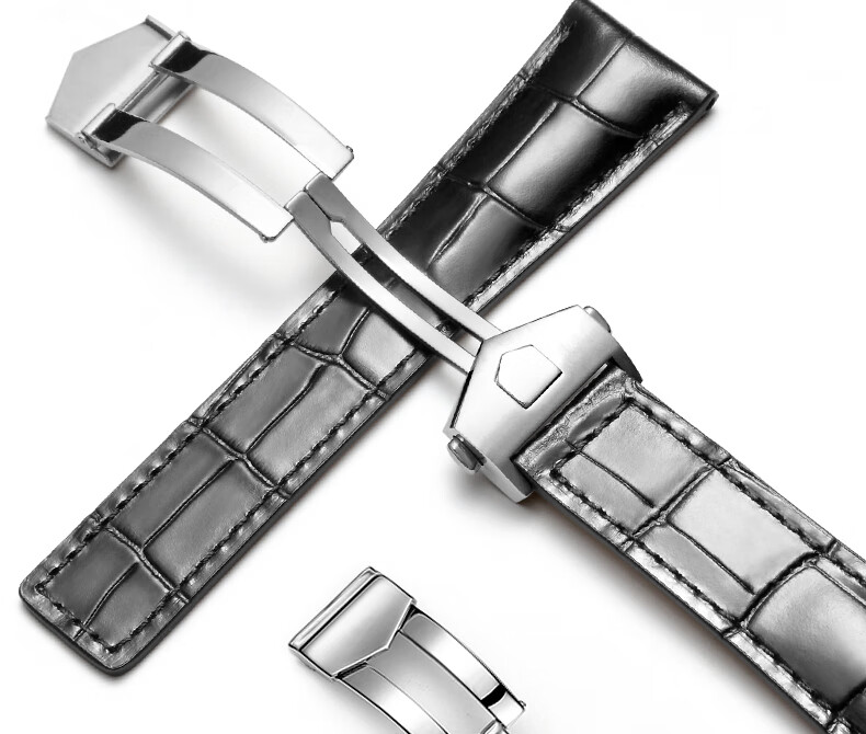 豪雅表带原装智盛适用于泰格豪雅表带卡莱拉竞潜运动豪雅手表带男配件