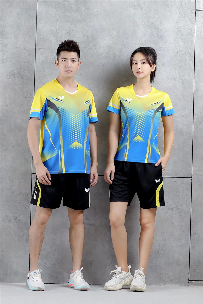 蝴蝶球服同款马龙孙颖沙同款乒乓球服套装22新款乒乓球服套装男女款