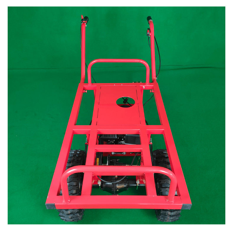 定制适用汽油手推车山地爬坡运输车农用双轮车鸡公车果园摘果转运车75