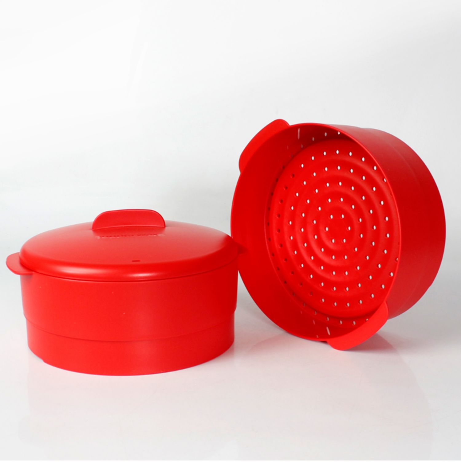 特百惠tupperware双层蒸霸升级版三层四层蒸霸蒸笼蒸屉蒸架三层蒸霸