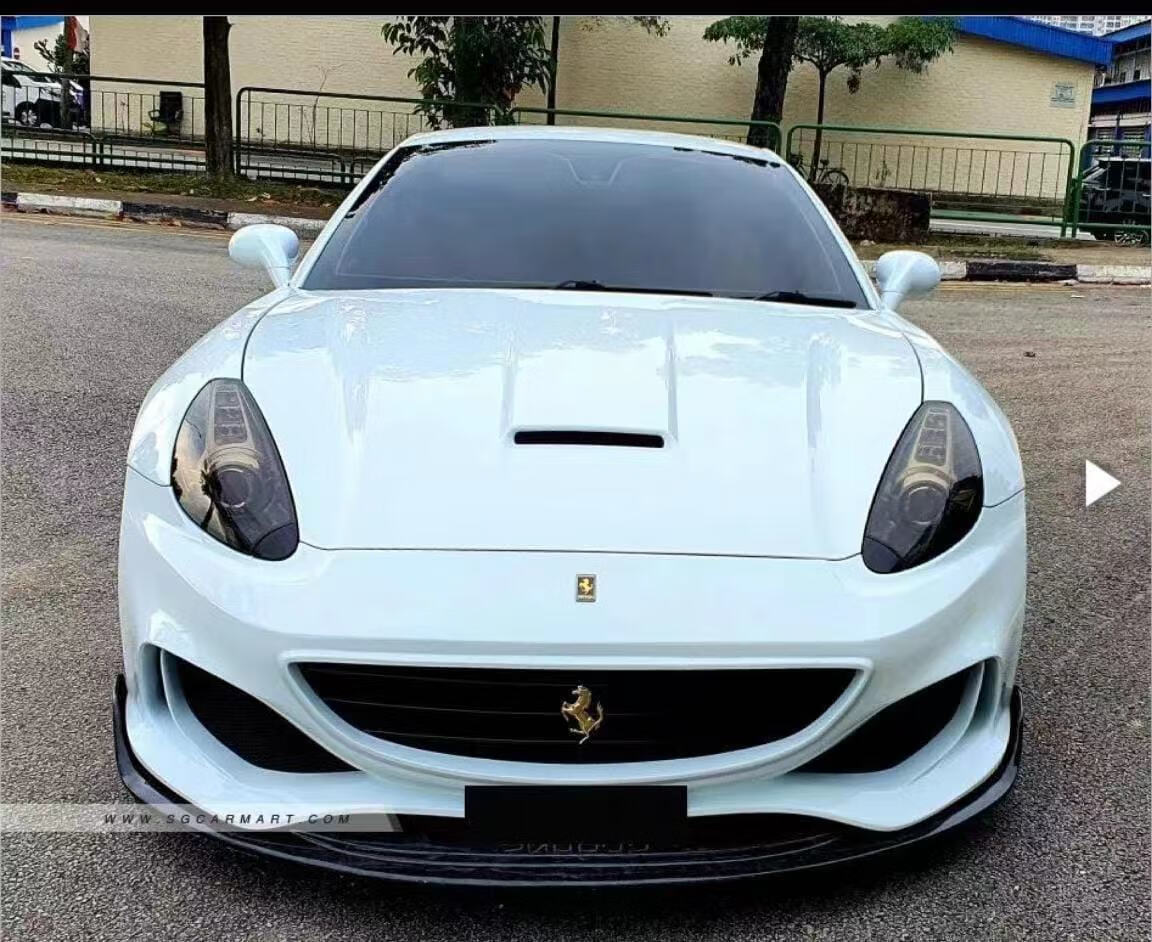 适用于09-12老款法拉利加州改装配件小包围碳纤维前唇前铲后唇侧裙