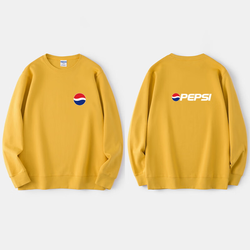 百事可乐联名百事可乐联名pepsi百事可乐卫衣圆领毛圈衣服套头男女
