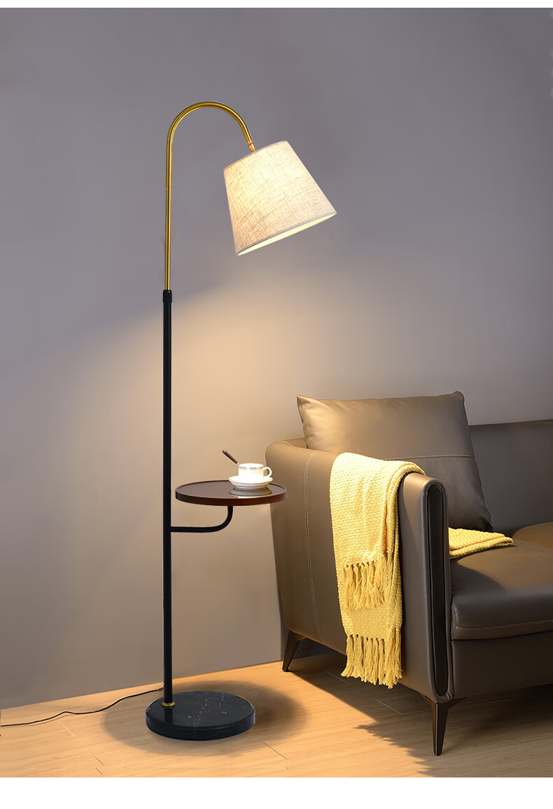 落地灯客厅轻奢茶几客厅沙发卧室床头北欧轻奢设计感简约立式阅读灯